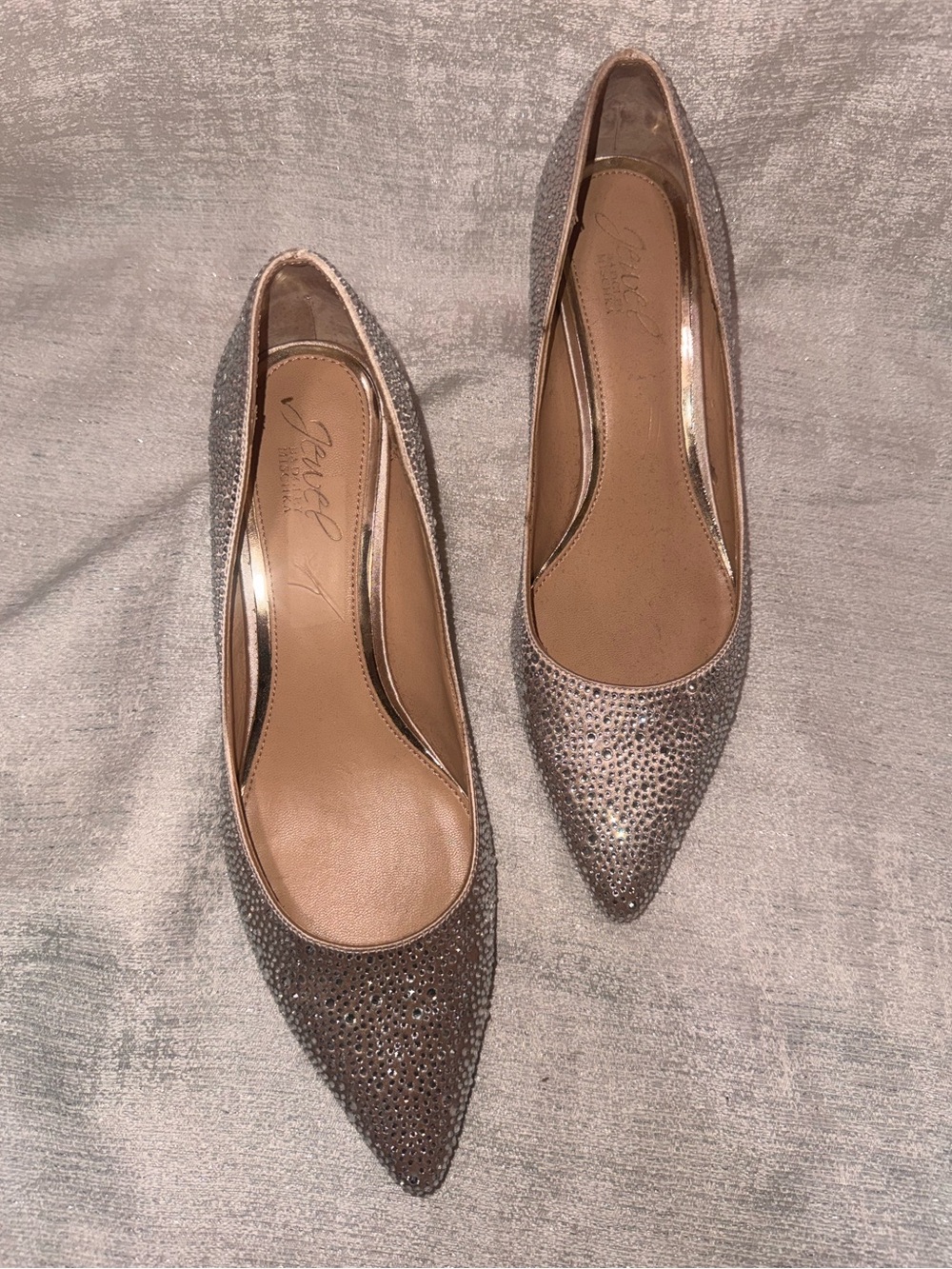 Jewel Badgley Mischka
Women's Frenchie Kitten Heel Evening Pumps, size 8.5 - Picture 5 of 10
